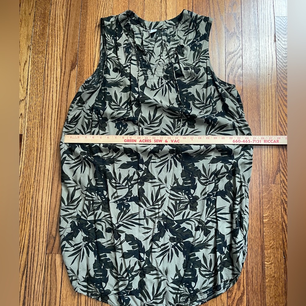 Tiki summer linen dress Old Navy